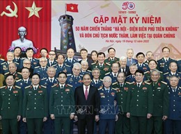 Chủ tịch nước dự Gặp mặt kỷ niệm 50 năm Chiến thắng &#39;Hà Nội - Điện Biên Phủ trên không&#39;