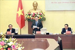 Đảng đoàn Quốc hội làm việc với Ban Thường vụ Thành ủy Thành phố Hồ Chí Minh
