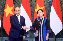 Chủ tịch nước Nguyễn Xuân Phúc hội kiến Chủ tịch Quốc hội Indonesia 