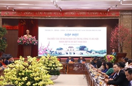 Lãnh đạo TP Hà Nội gặp mặt đại biểu các cơ quan báo chí nhân dịp Tết Nguyên đán