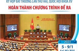 Kỳ họp bất thường lần thứ hai, Quốc hội khóa XV hoàn thành chương trình đề ra