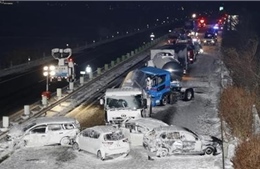 Khoảng 15 người bị thương sau vụ đâm xe liên hoàn tại Nhật Bản