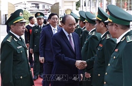 Chủ tịch nước kiểm tra công tác ứng trực dịp Tết của Bộ đội Biên phòng Đắk Lắk