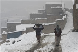 Lạnh giá khắc nghiệt kéo dài tại Afghanistan khiến ít nhất 70 người thiệt mạng