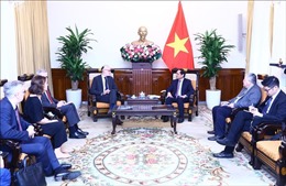 Bộ trưởng Ngoại giao Bùi Thanh Sơn tiếp cựu Thủ tướng Pháp Edouard Philippe