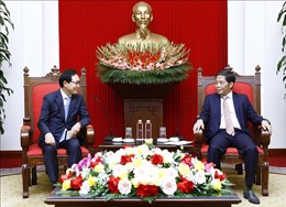 Trưởng Ban Kinh tế Trung ương tiếp Tổng Giám đốc Tổ hợp Samsung Việt Nam