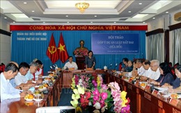 Đoàn đại biểu Quốc hội TP Hồ Chí Minh lấy ý kiến Dự thảo Luật Đất đai (sửa đổi)