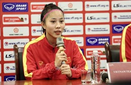 Giải U20 nữ châu Á: Lê Thị Bảo Châm là cầu thủ xuất sắc nhất trận Việt Nam gặp Ấn Độ