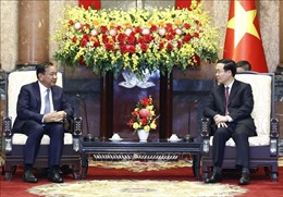 Chủ tịch nước tiếp Phó Thủ tướng, Bộ trưởng Ngoại giao và Hợp tác quốc tế Campuchia