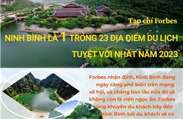 Forbes: Ninh Bình là 1 trong 23 địa điểm du lịch tuyệt vời nhất năm 2023