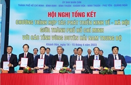 TP Hồ Chí Minh và 6 tỉnh duyên hải Nam Trung Bộ hợp tác phát triển KT-XH