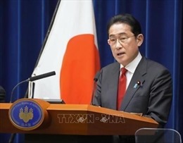 Thủ tướng Kishida tiếp tục vận động tranh cử sau vụ nổ ở cảng cá Saikazaki