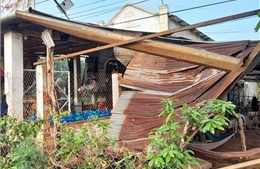 Bình Phước: Lốc xoáy làm thiệt hại khoảng 1,2 tỷ đồng tại huyện biên giới Bù Gia Mập