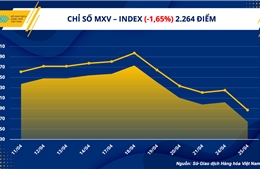 Sắc đỏ bao trùm bảng giá hàng hóa nguyên liệu thế giới