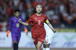 Chung kết bóng đá nữ SEA Games 32: Huỳnh Như mở tỷ số, Việt Nam dẫn trước Myanmar 1 - 0
