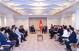 Thủ tướng Phạm Minh Chính tiếp lãnh đạo một số tập đoàn kinh tế lớn của Nhật Bản, thúc đẩy các dự án tại Việt Nam