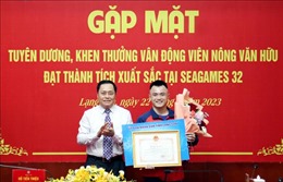 Lạng Sơn: Khen thưởng vận động viên đạt thành tích cao tại SEA Games 32