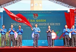 Phó Chủ tịch nước Võ Thị Ánh Xuân dự Lễ ra quân Chiến dịch Thanh niên tình nguyện hè 