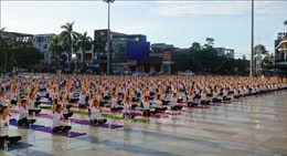 700 người ở Quảng Trị tham gia đồng diễn Yoga nghệ thuật
