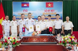Học viện Hải quân hai nước Việt Nam - Campuchia tăng cường hợp tác