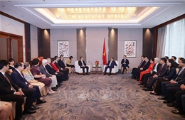 Thủ tướng Phạm Minh Chính gặp mặt các nhân sĩ hữu nghị Trung Quốc