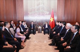 Thủ tướng Phạm Minh Chính tiếp Lãnh đạo các tập đoàn kinh tế lớn của Trung Quốc