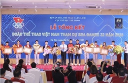 Lễ tổng kết Đoàn Thể thao Việt Nam tham dự SEA Games 32