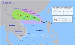 Khoảng chiều và đêm 18/7, bão số 1 ảnh hưởng đến đất liền Việt Nam