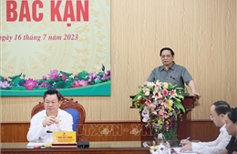 Thủ tướng Phạm Minh Chính làm việc với lãnh đạo chủ chốt tỉnh Bắc Kạn