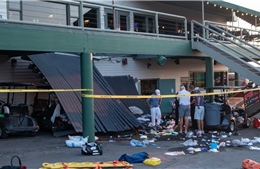 Mỹ: Sập sàn tầng 2 của câu lạc bộ thể thao khiến trên 30 người bị thương