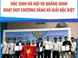 Học sinh Hà Nội, Quảng Ninh đoạt HCV và Giải đặc biệt tại Olympic Khoa học quốc tế Hàn Quốc 2023