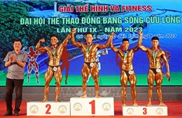 Khai mạc Giải Thể hình và Fitness Đại hội thể thao Đồng bằng sông Cửu Long lần thứ IX