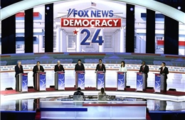 Mỹ: 12,8 triệu lượt xem cuộc tranh luận giữa các ứng cử viên đảng Cộng hòa