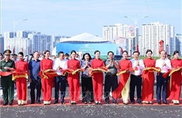 Thủ tướng Phạm Minh Chính dự Lễ khánh thành cầu Vĩnh Tuy giai đoạn 2