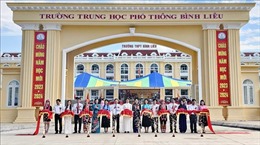 Huyện biên giới miền núi Bình Liêu có ngôi trường mới khang trang 