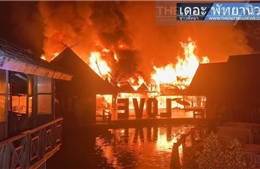Thái Lan: Cháy chợ nổi du lịch ở thành phố Pattaya
