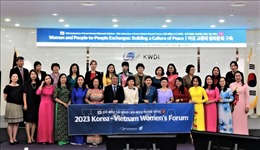 Diễn đàn Phụ nữ Việt Nam - Hàn Quốc vì hòa bình và an ninh