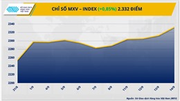 Chuỗi tăng 5 ngày đưa chỉ số hàng hoá MXV-Index lên mức cao nhất 7 tuần