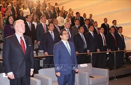 Thủ tướng dự Lễ chào mừng quan hệ Đối tác Chiến lược toàn diện Việt Nam - Hoa Kỳ