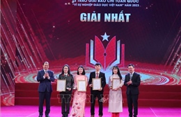 Báo điện tử Vietnamplus giành giải đặc biệt Giải báo chí &#39;Vì sự nghiệp Giáo dục Việt Nam&#39; 