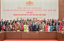 Phó Chủ tịch Thường trực Quốc hội gặp mặt Đoàn đại biểu Hội Di sản Văn hóa Việt Nam