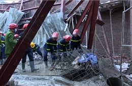 Thái Bình: Sập mái nhà khi đổ bê tông làm ít nhất 1 người tử vong