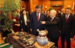 Nhà lãnh đạo có uy tín lớn, tầm nhìn xa, hoàn thiện đường lối đối ngoại &#39;cây tre Việt Nam&#39;