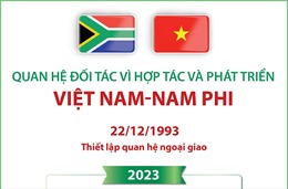 Quan hệ Đối tác vì hợp tác và phát triển Việt Nam - Nam Phi