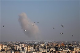 Phía Nam Dải Gaza tiếp tục hứng chịu nhiều cuộc tấn công của Israel