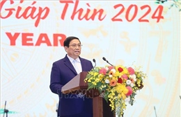 Thủ tướng Phạm Minh Chính gặp mặt Đoàn Ngoại giao nhân dịp Tết cổ truyền