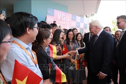 Tổng thống Đức tới thăm Trường Đại học Việt - Đức