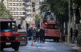 Cảnh sát Hy Lạp bắt giữ 4 đối tượng sau vụ nổ bom ở Athens
