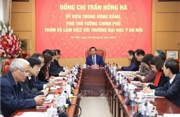 Phó Thủ tướng Trần Hồng Hà thăm, làm việc tại Trường Đại học Y Hà Nội