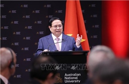 Thủ tướng Phạm Minh Chính thăm Trường Đại học Quốc gia Australia